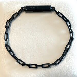 MVMT Black Chain Bracelet